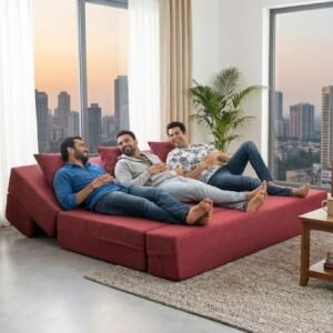 modern sofa cum bed for living room, 4 in 1 sofa cum bed design, space saving sofa cum bed India, sofa cum bed seating mode, comfortable sofa cum bed seating, modern sofa cum bed sofa mode, sofa cum bed lounger mode, recliner sofa cum bed relaxation, sofa cum bed for patients and elderly, ottoman sofa cum bed design, sofa cum bed for meditation and yoga, multipurpose sofa cum bed furniture, sofa cum bed bed mode, foldable sofa cum bed sleeping, convertible sofa bed full size, guest bed sofa cum bed, jacquard fabric sofa cum bed, premium upholstery sofa cum bed, breathable fabric sofa bed India, pu foam sofa cum bed layer, high density foam sofa cushioning, epe foam sofa cum bed comfort, sofa cum bed zip cover design, washable sofa cum bed cover, easy maintenance sofa cum bed furniture, compact sofa cum bed for small space, modern living room sofa cum bed setup, sofa cum bed for small apartments India, multifunctional sofa cum bed usage, space saving furniture sofa cum bed