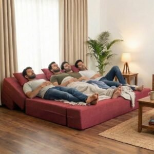 modern sofa cum bed for living room, 4 in 1 sofa cum bed design, space saving sofa cum bed India, sofa cum bed seating mode, comfortable sofa cum bed seating, modern sofa cum bed sofa mode, sofa cum bed lounger mode, recliner sofa cum bed relaxation, sofa cum bed for patients and elderly, ottoman sofa cum bed design, sofa cum bed for meditation and yoga, multipurpose sofa cum bed furniture, sofa cum bed bed mode, foldable sofa cum bed sleeping, convertible sofa bed full size, guest bed sofa cum bed, jacquard fabric sofa cum bed, premium upholstery sofa cum bed, breathable fabric sofa bed India, pu foam sofa cum bed layer, high density foam sofa cushioning, epe foam sofa cum bed comfort, sofa cum bed zip cover design, washable sofa cum bed cover, easy maintenance sofa cum bed furniture, compact sofa cum bed for small space, modern living room sofa cum bed setup, sofa cum bed for small apartments India, multifunctional sofa cum bed usage, space saving furniture sofa cum bed