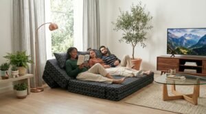 modern sofa cum bed for living room, 4 in 1 sofa cum bed design, space saving sofa cum bed India, sofa cum bed seating mode, comfortable sofa cum bed seating, modern sofa cum bed sofa mode, sofa cum bed lounger mode, recliner sofa cum bed relaxation, sofa cum bed for patients and elderly, ottoman sofa cum bed design, sofa cum bed for meditation and yoga, multipurpose sofa cum bed furniture, sofa cum bed bed mode, foldable sofa cum bed sleeping, convertible sofa bed full size, guest bed sofa cum bed, jacquard fabric sofa cum bed, premium upholstery sofa cum bed, breathable fabric sofa bed India, pu foam sofa cum bed layer, high density foam sofa cushioning, epe foam sofa cum bed comfort, sofa cum bed zip cover design, washable sofa cum bed cover, easy maintenance sofa cum bed furniture, compact sofa cum bed for small space, modern living room sofa cum bed setup, sofa cum bed for small apartments India, multifunctional sofa cum bed usage, space saving furniture sofa cum bed