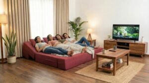 modern sofa cum bed for living room, 4 in 1 sofa cum bed design, space saving sofa cum bed India, sofa cum bed seating mode, comfortable sofa cum bed seating, modern sofa cum bed sofa mode, sofa cum bed lounger mode, recliner sofa cum bed relaxation, sofa cum bed for patients and elderly, ottoman sofa cum bed design, sofa cum bed for meditation and yoga, multipurpose sofa cum bed furniture, sofa cum bed bed mode, foldable sofa cum bed sleeping, convertible sofa bed full size, guest bed sofa cum bed, jacquard fabric sofa cum bed, premium upholstery sofa cum bed, breathable fabric sofa bed India, pu foam sofa cum bed layer, high density foam sofa cushioning, epe foam sofa cum bed comfort, sofa cum bed zip cover design, washable sofa cum bed cover, easy maintenance sofa cum bed furniture, compact sofa cum bed for small space, modern living room sofa cum bed setup, sofa cum bed for small apartments India, multifunctional sofa cum bed usage, space saving furniture sofa cum bed