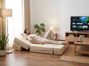 modern sofa cum bed for living room, 4 in 1 sofa cum bed design, space saving sofa cum bed India, sofa cum bed seating mode, comfortable sofa cum bed seating, modern sofa cum bed sofa mode, sofa cum bed lounger mode, recliner sofa cum bed relaxation, sofa cum bed for patients and elderly, ottoman sofa cum bed design, sofa cum bed for meditation and yoga, multipurpose sofa cum bed furniture, sofa cum bed bed mode, foldable sofa cum bed sleeping, convertible sofa bed full size, guest bed sofa cum bed, jacquard fabric sofa cum bed, premium upholstery sofa cum bed, breathable fabric sofa bed India, pu foam sofa cum bed layer, high density foam sofa cushioning, epe foam sofa cum bed comfort, sofa cum bed zip cover design, washable sofa cum bed cover, easy maintenance sofa cum bed furniture, compact sofa cum bed for small space, modern living room sofa cum bed setup, sofa cum bed for small apartments India, multifunctional sofa cum bed usage, space saving furniture sofa cum bed