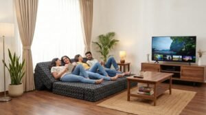 modern sofa cum bed for living room, 4 in 1 sofa cum bed design, space saving sofa cum bed India, sofa cum bed seating mode, comfortable sofa cum bed seating, modern sofa cum bed sofa mode, sofa cum bed lounger mode, recliner sofa cum bed relaxation, sofa cum bed for patients and elderly, ottoman sofa cum bed design, sofa cum bed for meditation and yoga, multipurpose sofa cum bed furniture, sofa cum bed bed mode, foldable sofa cum bed sleeping, convertible sofa bed full size, guest bed sofa cum bed, jacquard fabric sofa cum bed, premium upholstery sofa cum bed, breathable fabric sofa bed India, pu foam sofa cum bed layer, high density foam sofa cushioning, epe foam sofa cum bed comfort, sofa cum bed zip cover design, washable sofa cum bed cover, easy maintenance sofa cum bed furniture, compact sofa cum bed for small space, modern living room sofa cum bed setup, sofa cum bed for small apartments India, multifunctional sofa cum bed usage, space saving furniture sofa cum bed