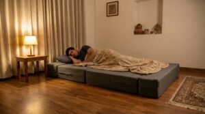 modern sofa cum bed for living room, 4 in 1 sofa cum bed design, space saving sofa cum bed India, sofa cum bed seating mode, comfortable sofa cum bed seating, modern sofa cum bed sofa mode, sofa cum bed lounger mode, recliner sofa cum bed relaxation, sofa cum bed for patients and elderly, ottoman sofa cum bed design, sofa cum bed for meditation and yoga, multipurpose sofa cum bed furniture, sofa cum bed bed mode, foldable sofa cum bed sleeping, convertible sofa bed full size, guest bed sofa cum bed, jacquard fabric sofa cum bed, premium upholstery sofa cum bed, breathable fabric sofa bed India, pu foam sofa cum bed layer, high density foam sofa cushioning, epe foam sofa cum bed comfort, sofa cum bed zip cover design, washable sofa cum bed cover, easy maintenance sofa cum bed furniture, compact sofa cum bed for small space, modern living room sofa cum bed setup, sofa cum bed for small apartments India, multifunctional sofa cum bed usage, space saving furniture sofa cum bed