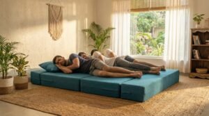 modern sofa cum bed for living room, 4 in 1 sofa cum bed design, space saving sofa cum bed India, sofa cum bed seating mode, comfortable sofa cum bed seating, modern sofa cum bed sofa mode, sofa cum bed lounger mode, recliner sofa cum bed relaxation, sofa cum bed for patients and elderly, ottoman sofa cum bed design, sofa cum bed for meditation and yoga, multipurpose sofa cum bed furniture, sofa cum bed bed mode, foldable sofa cum bed sleeping, convertible sofa bed full size, guest bed sofa cum bed, jacquard fabric sofa cum bed, premium upholstery sofa cum bed, breathable fabric sofa bed India, pu foam sofa cum bed layer, high density foam sofa cushioning, epe foam sofa cum bed comfort, sofa cum bed zip cover design, washable sofa cum bed cover, easy maintenance sofa cum bed furniture, compact sofa cum bed for small space, modern living room sofa cum bed setup, sofa cum bed for small apartments India, multifunctional sofa cum bed usage, space saving furniture sofa cum bed