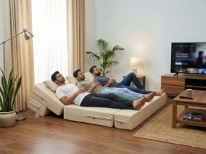 modern sofa cum bed for living room, 4 in 1 sofa cum bed design, space saving sofa cum bed India, sofa cum bed seating mode, comfortable sofa cum bed seating, modern sofa cum bed sofa mode, sofa cum bed lounger mode, recliner sofa cum bed relaxation, sofa cum bed for patients and elderly, ottoman sofa cum bed design, sofa cum bed for meditation and yoga, multipurpose sofa cum bed furniture, sofa cum bed bed mode, foldable sofa cum bed sleeping, convertible sofa bed full size, guest bed sofa cum bed, jacquard fabric sofa cum bed, premium upholstery sofa cum bed, breathable fabric sofa bed India, pu foam sofa cum bed layer, high density foam sofa cushioning, epe foam sofa cum bed comfort, sofa cum bed zip cover design, washable sofa cum bed cover, easy maintenance sofa cum bed furniture, compact sofa cum bed for small space, modern living room sofa cum bed setup, sofa cum bed for small apartments India, multifunctional sofa cum bed usage, space saving furniture sofa cum bed